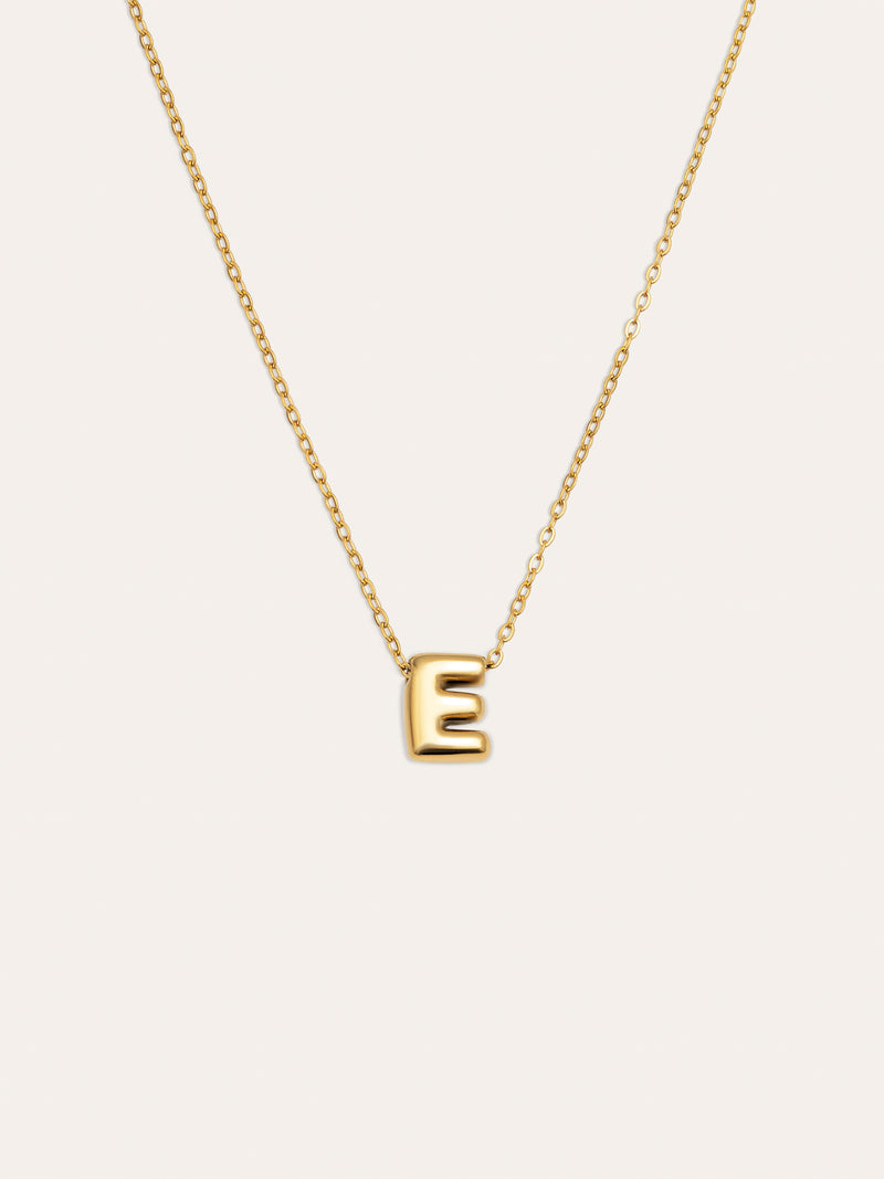 Colar Personalizado Hailey Letter Aço Banho de Ouro