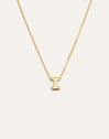 Hailey Letter Halskette Edelstahl, vergoldet