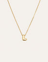 Hailey Letter Halskette Edelstahl, vergoldet
