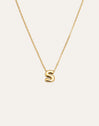 Hailey Letter Halskette Edelstahl, vergoldet