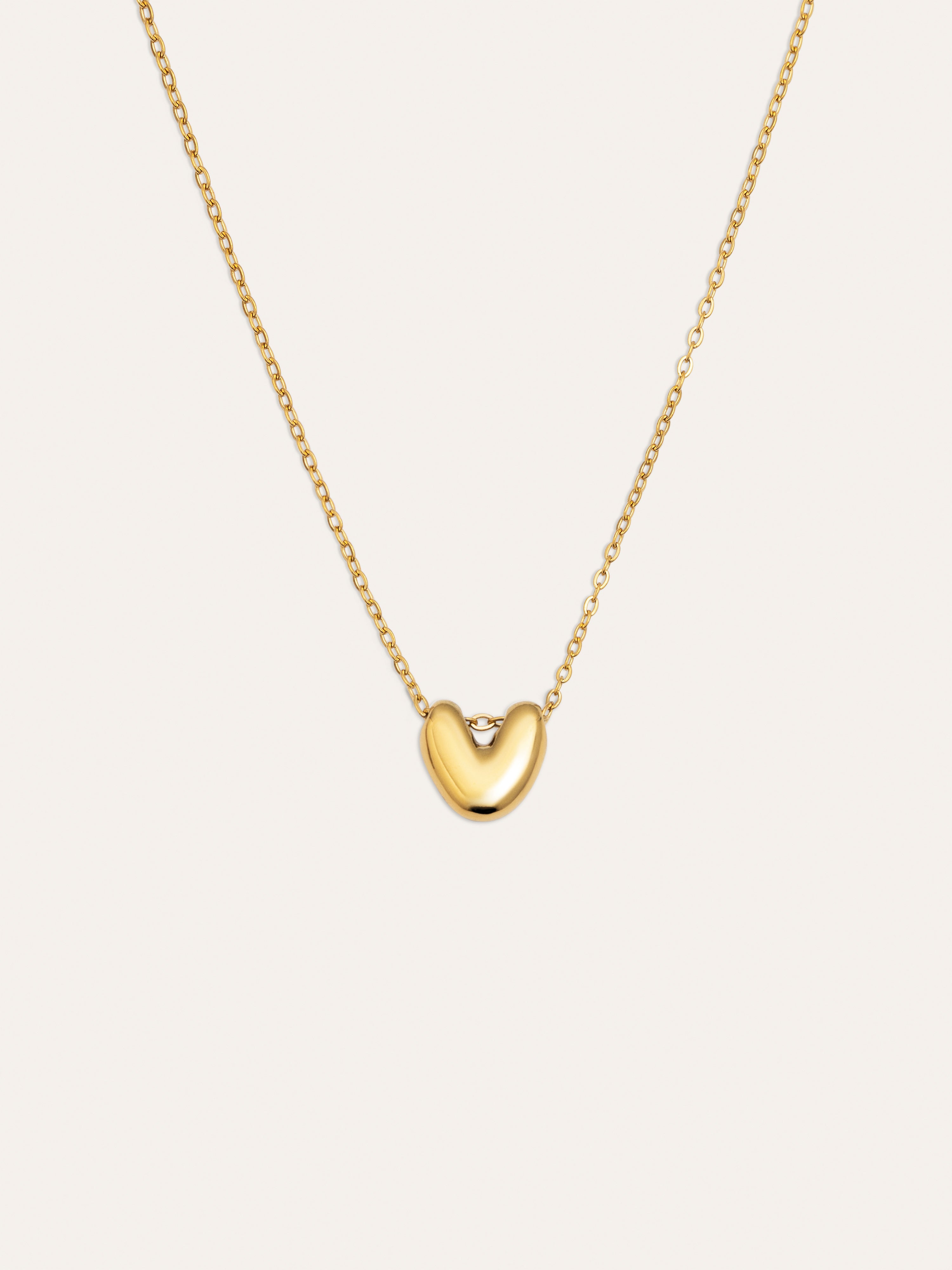 Hailey Letter Halskette Edelstahl, vergoldet