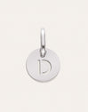 Charm Mini Medallion Letter Acier