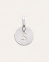 Charm Mini Medallion Letter Acier