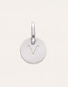 Charm Mini Medallion Letter Acier