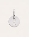 Charm Mini Medallion Letter Acier