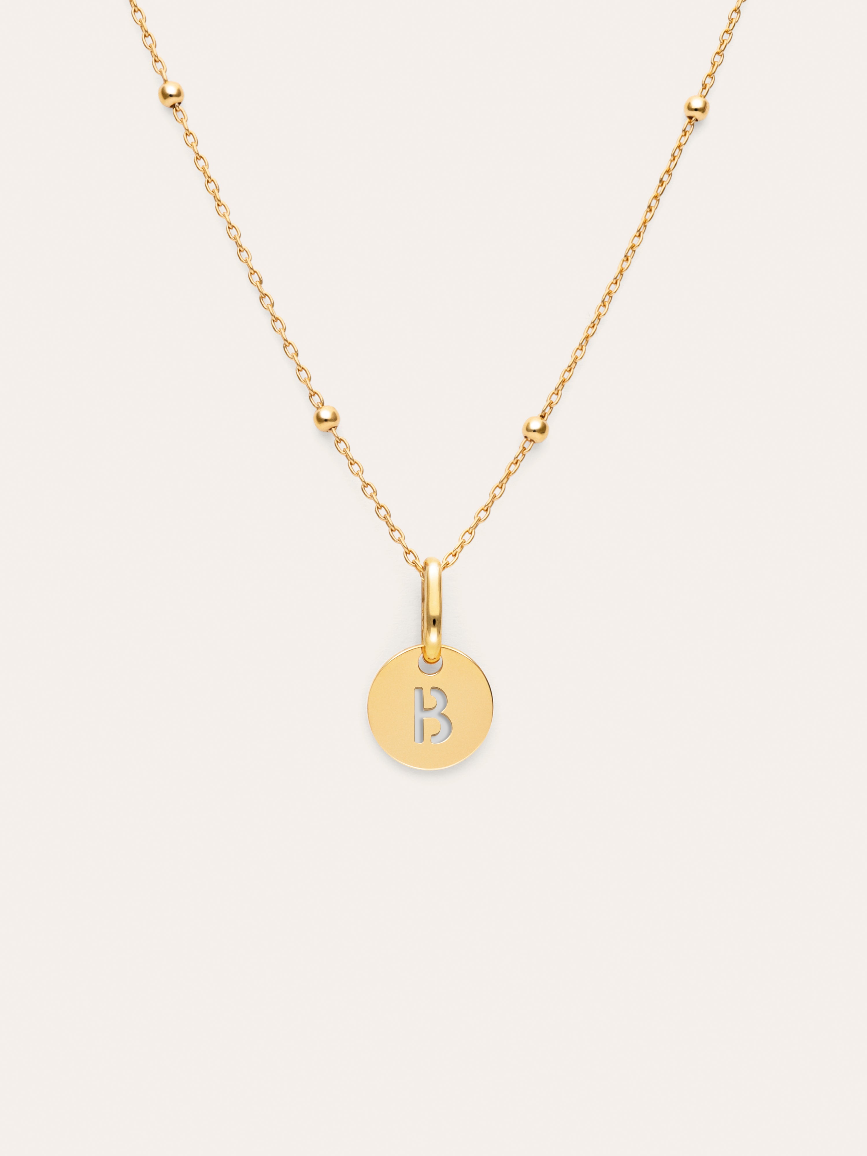 Colar Personalizado Mini Medallion Banhado a Ouro