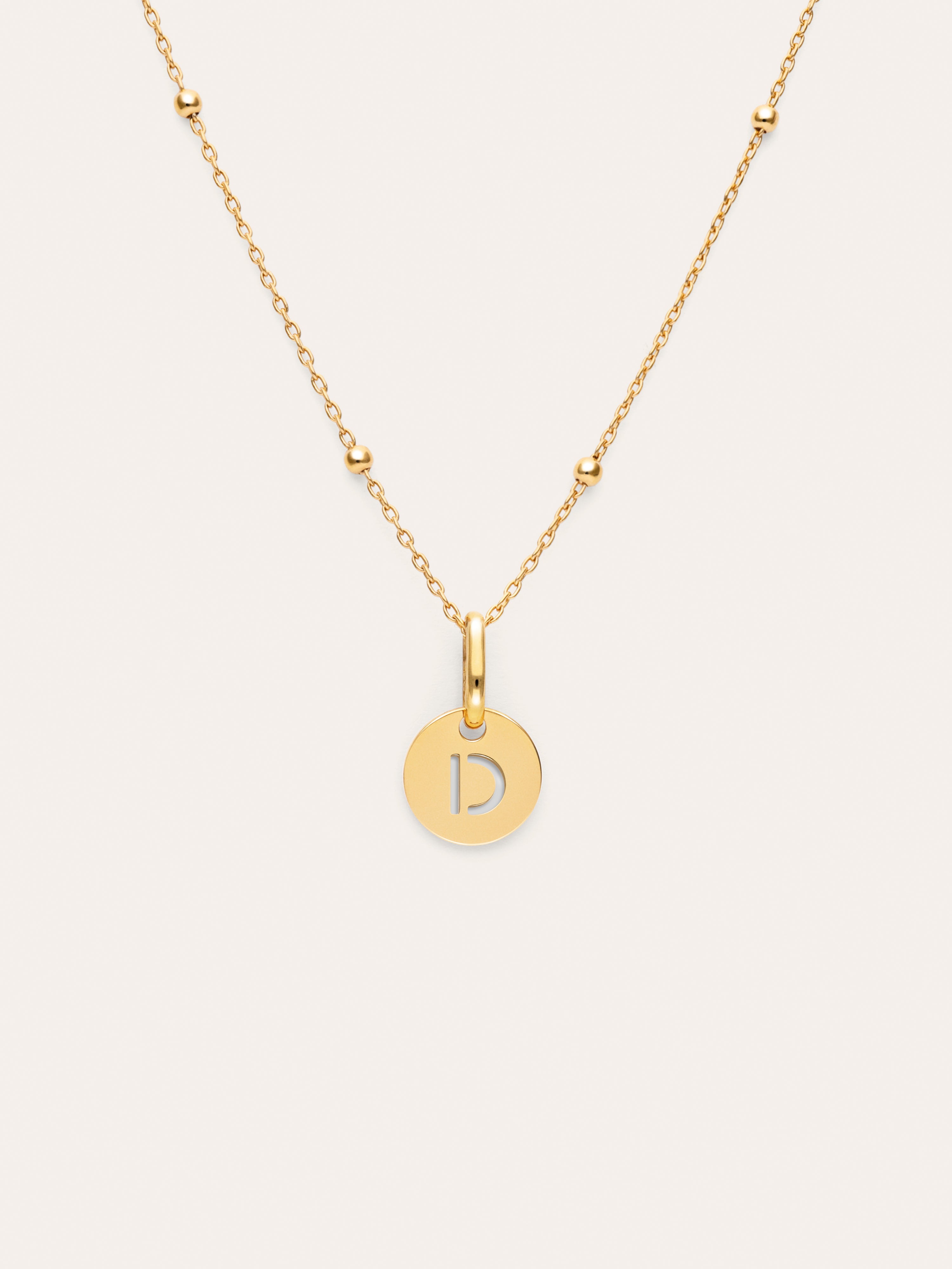 Colar Personalizado Mini Medallion Banhado a Ouro