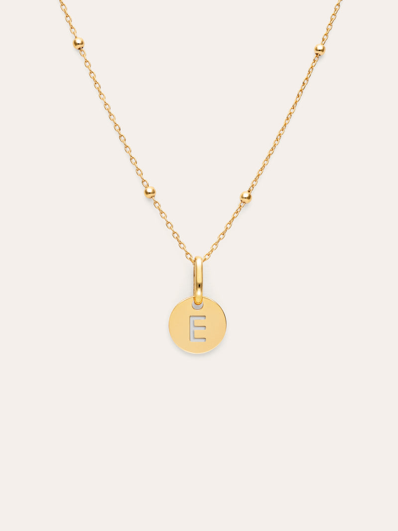 Colar Personalizado Mini Medallion Banhado a Ouro