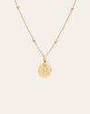 Colar Personalizado Mini Medallion Banhado a Ouro