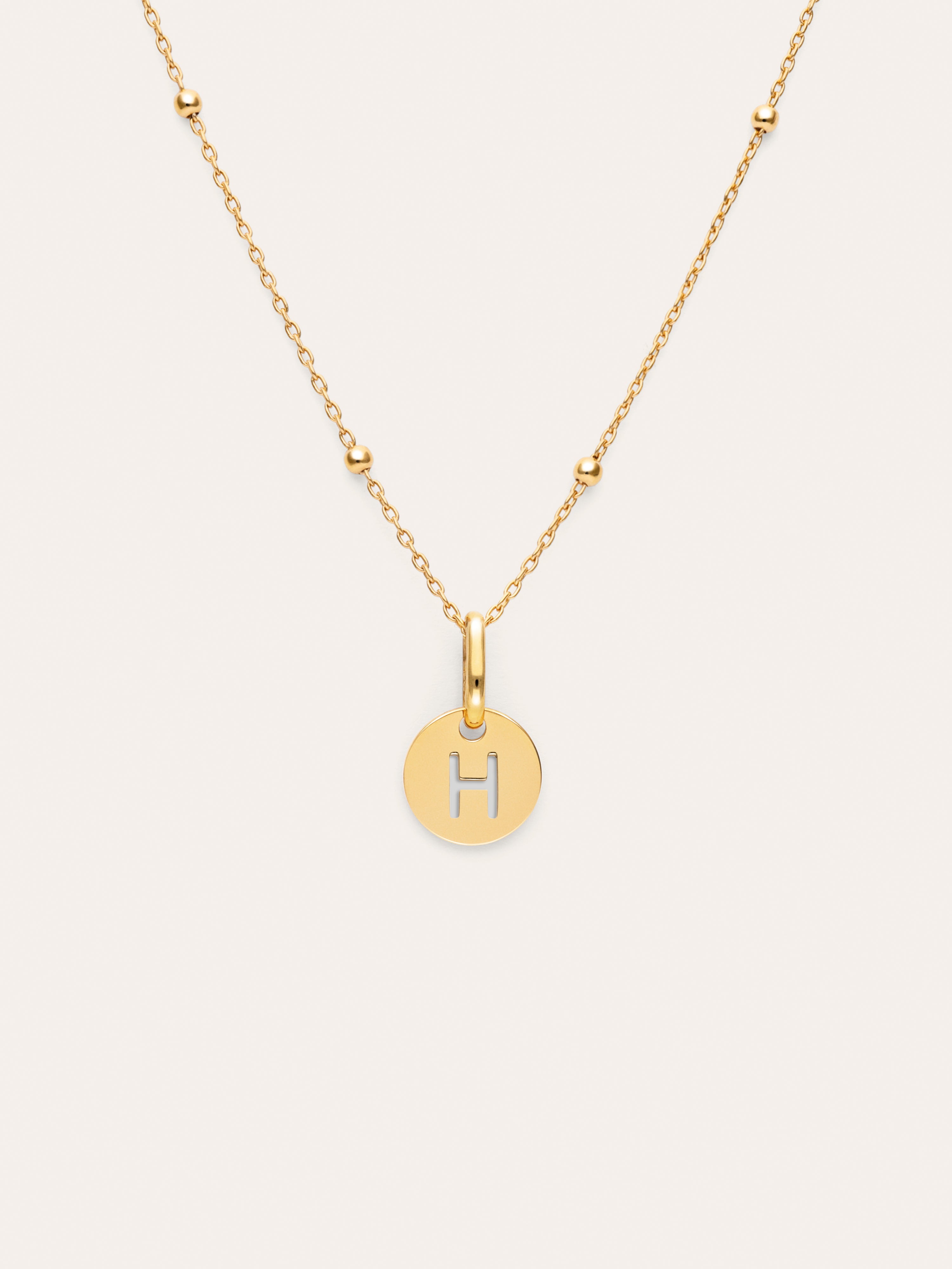 Colar Personalizado Mini Medallion Banhado a Ouro