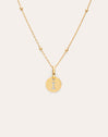 Colar Personalizado Mini Medallion Banhado a Ouro