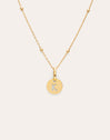 Colar Personalizado Mini Medallion Banhado a Ouro