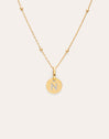 Colar Personalizado Mini Medallion Banhado a Ouro