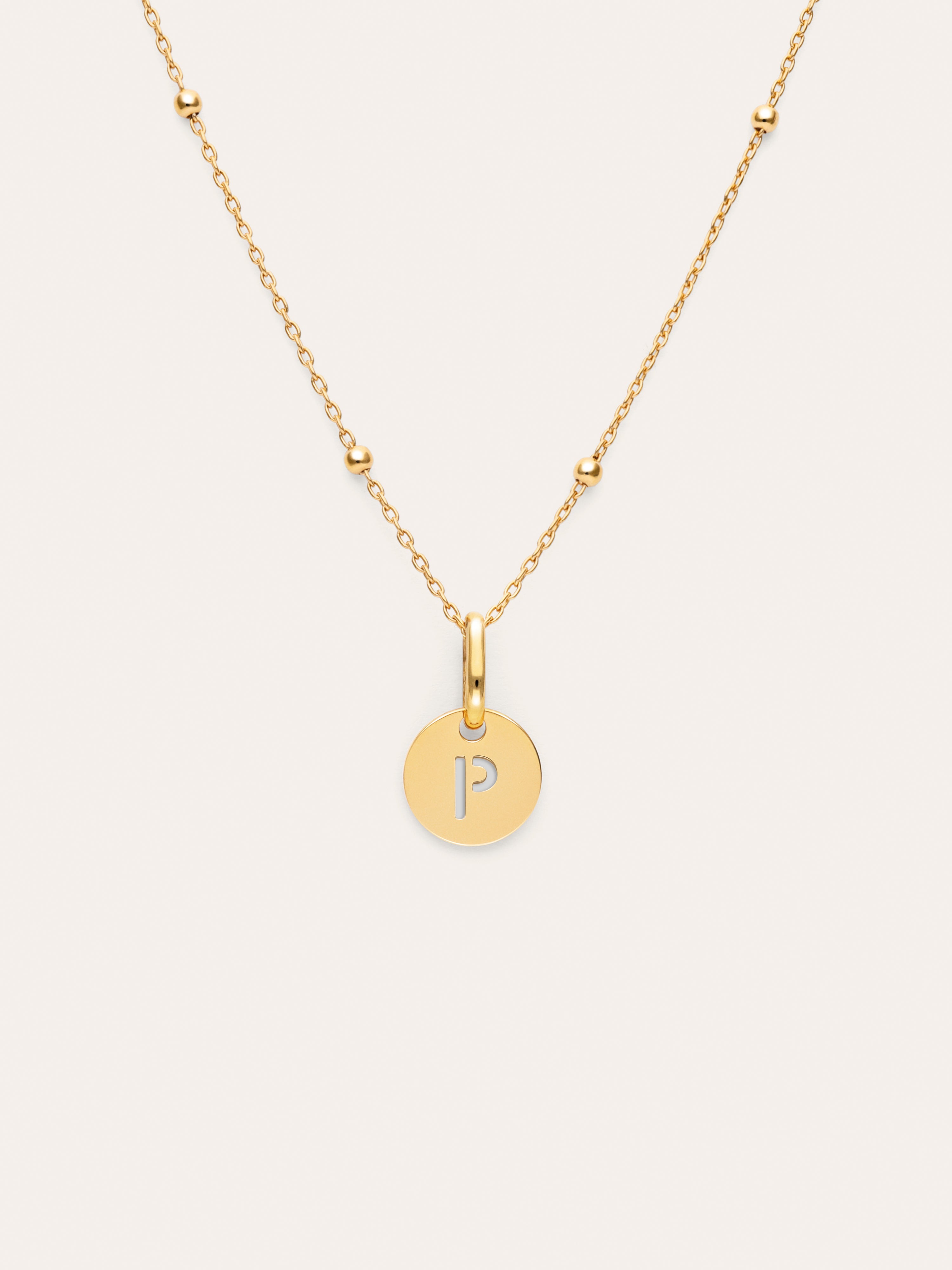Colar Personalizado Mini Medallion Banhado a Ouro