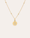 Colar Personalizado Mini Medallion Banhado a Ouro