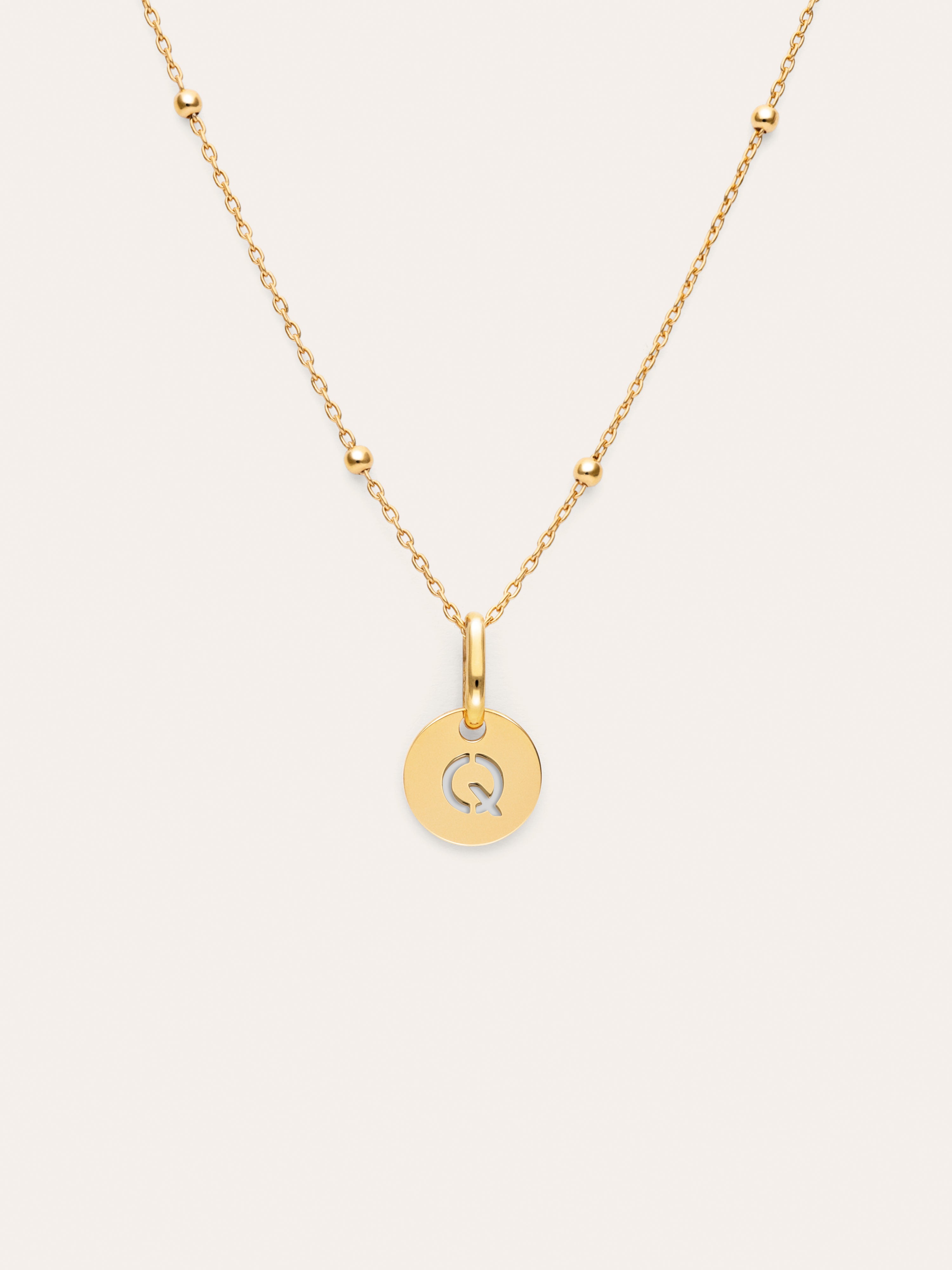 Colar Personalizado Mini Medallion Banhado a Ouro