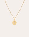 Colar Personalizado Mini Medallion Banhado a Ouro