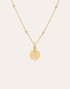 Colar Personalizado Mini Medallion Banhado a Ouro