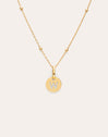 Colar Personalizado Mini Medallion Banhado a Ouro