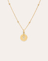 Colar Personalizado Mini Medallion Banhado a Ouro