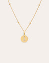 Colar Personalizado Mini Medallion Banhado a Ouro