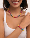 Pack Cadeau Collier et Bracelet Bloom Acier Plaqué Or