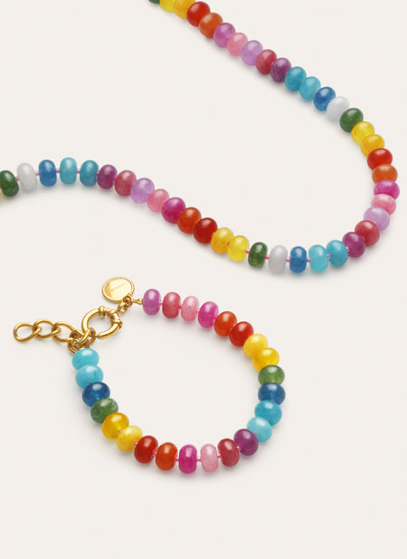 Pack Cadeau Collier et Bracelet Bloom Acier Plaqué Or