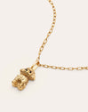 Geschenkset Halskette Fine Chic und Charm Toy-Pudel mit Goldbeschichtung