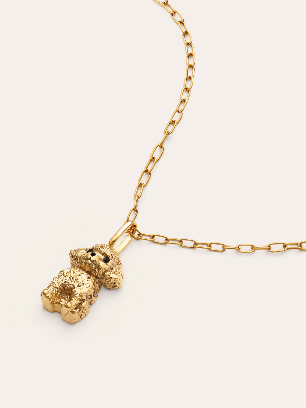 Geschenkset Halskette Fine Chic und Charm Toy-Pudel mit Goldbeschichtung