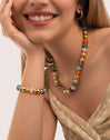 Pack Cadeau Collier et Bracelet Bomb Acier Plaqué Or