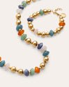 Pack Cadeau Collier et Bracelet Bomb Acier Plaqué Or