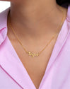 Carrie Personalized Gold Necklace