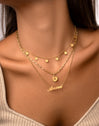 Carrie Personalized Gold Necklace