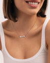 Carrie Personalisiertes Halskette, Silber