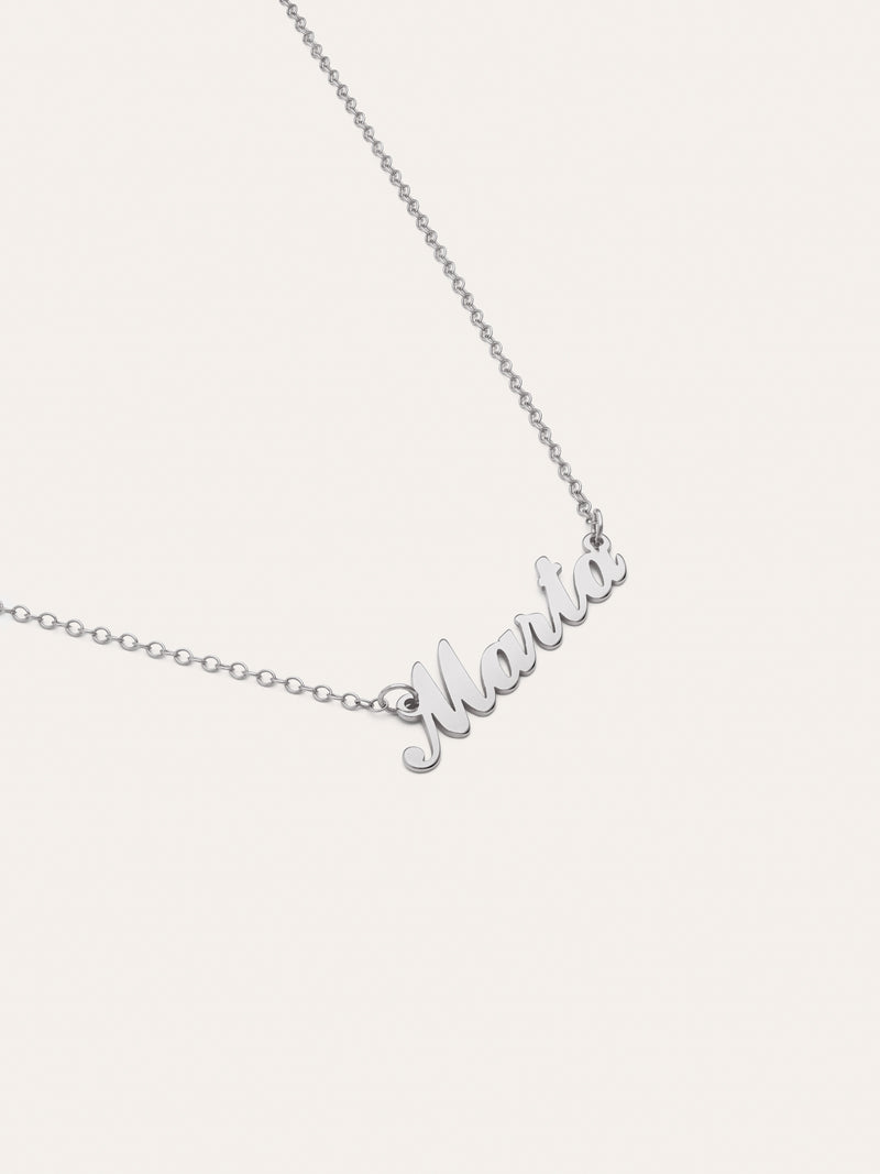 Carrie Personalisiertes Halskette, Silber