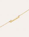 Gepersonaliseerde armband Carrie Zilver Goudverguld