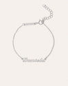 Pulsera Personalizada Carrie Plata