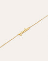 Monogram Personalisiertes Armband Silber, vergoldet