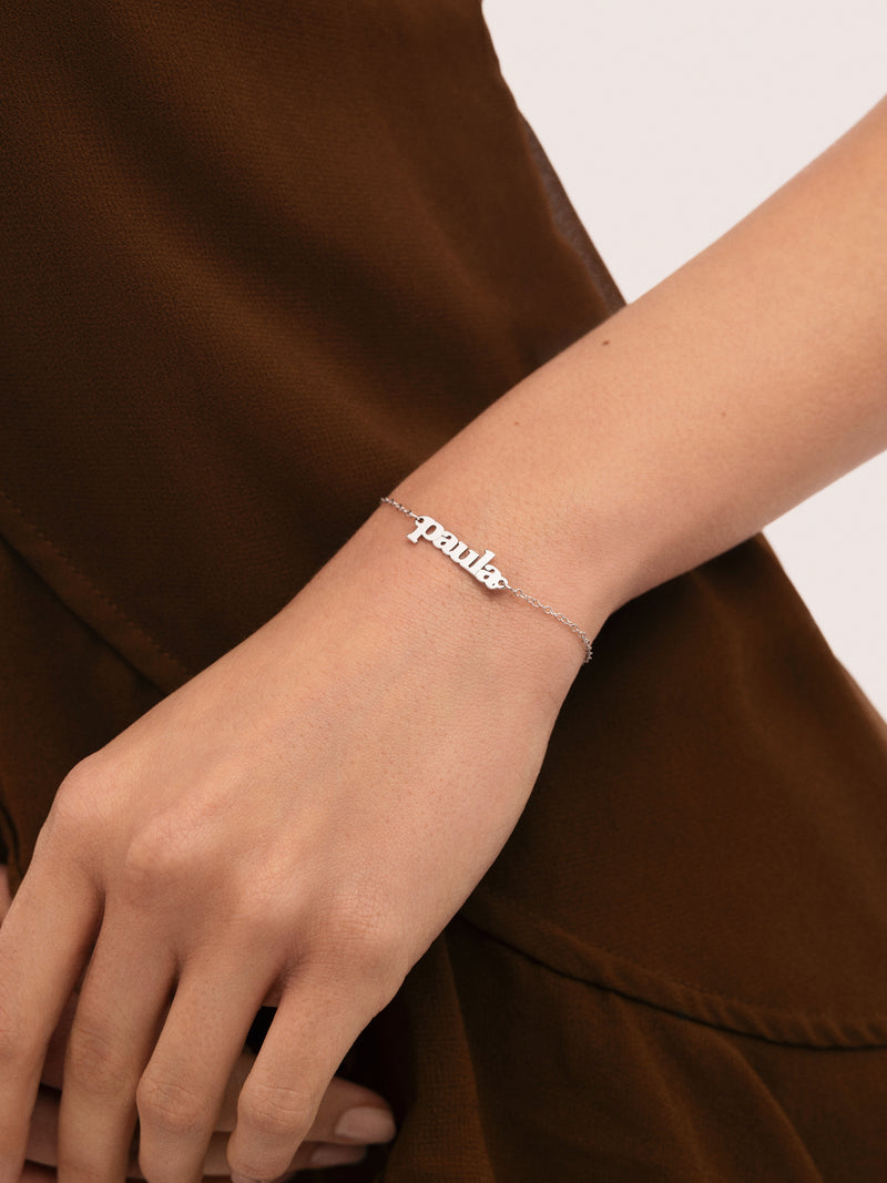 Pulsera Personalizada Monogram Plata