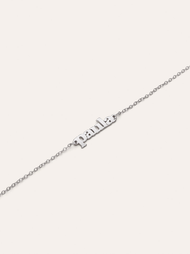 Pulsera Personalizada Monogram Plata