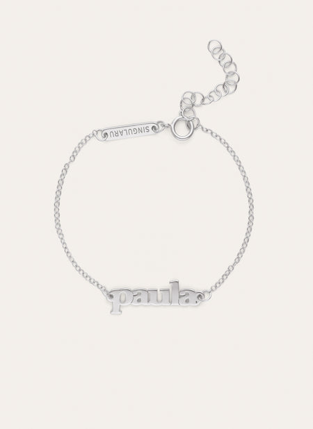 Pulsera Personalizada Monogram Plata