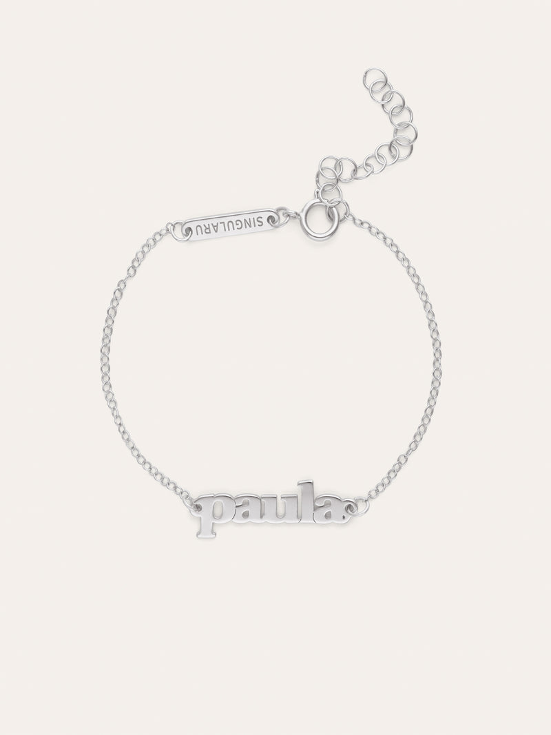 Pulsera Personalizada Monogram Plata