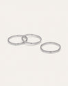 3 Ring Set Palmar Spark Steel