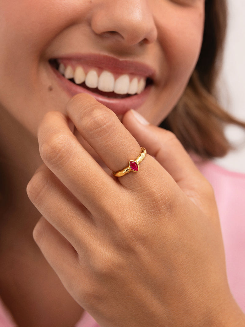 Anello Alma Rosé Placcato Oro