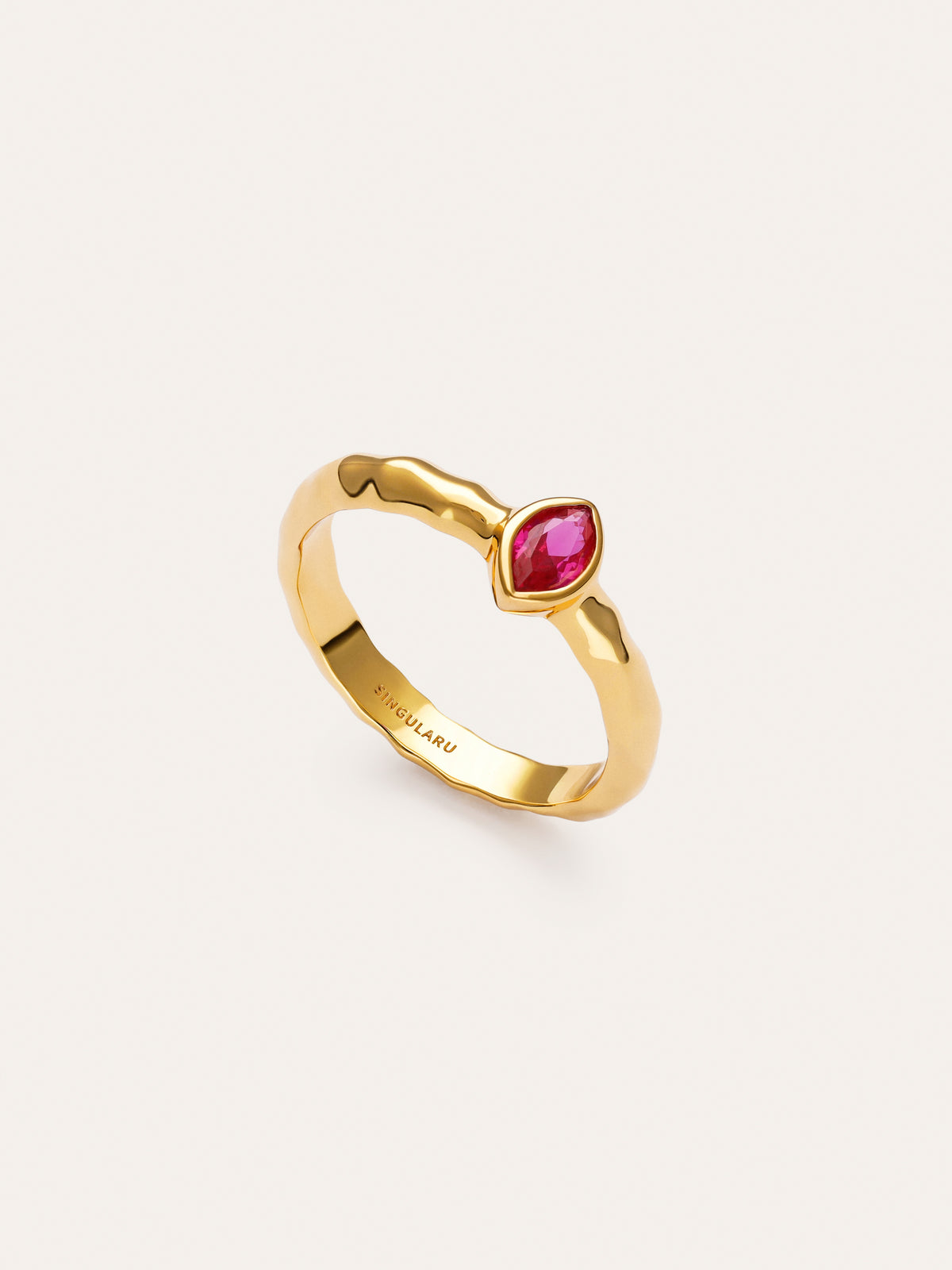 Imagen detalle de Anello Alma Rosé Placcato Oro