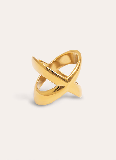 Always Stainless Steel Gold Ring