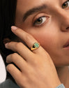 Amanda Green Gold Ring