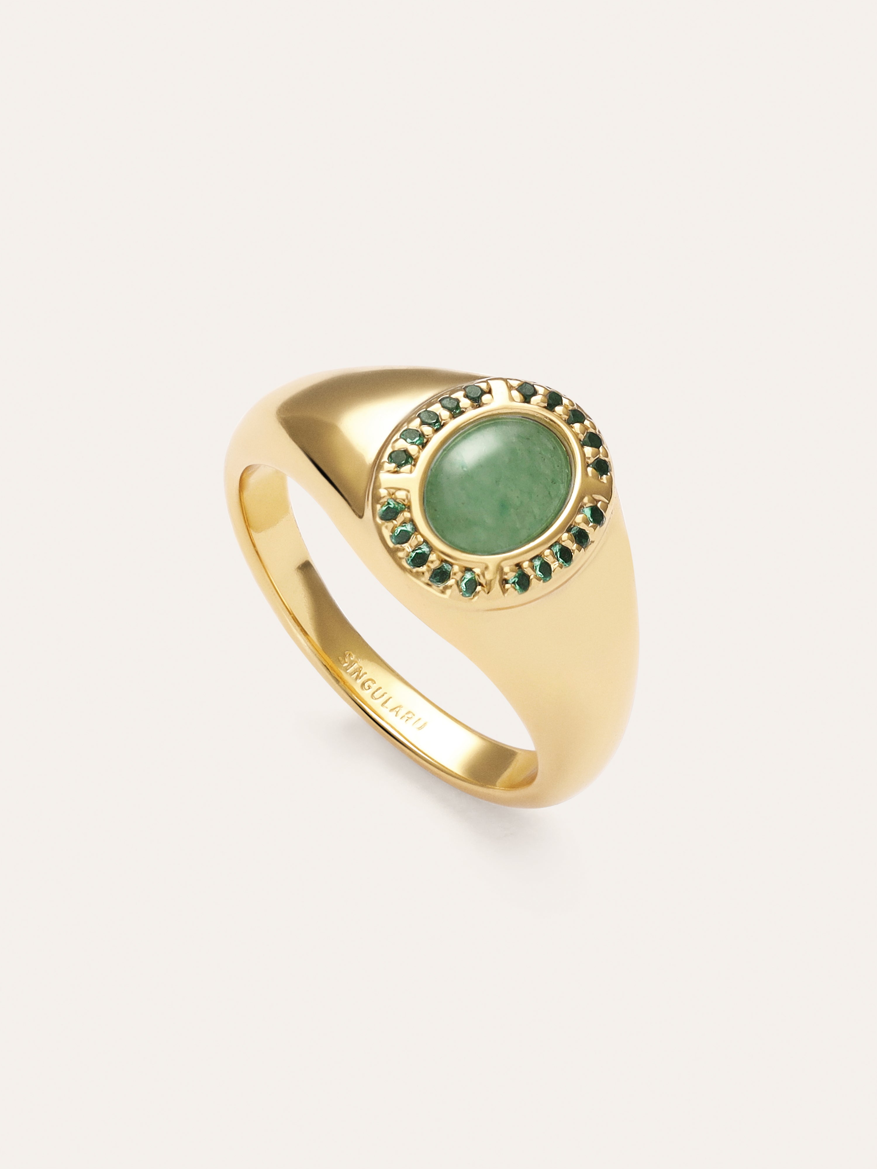 Amanda Green Gold Ring