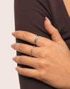 Cleo Colors Silver Ring