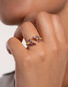 Bague Bougainvillier Plaqué Or